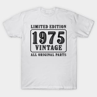 All original parts vintage 1975 limited edition birthday T-Shirt